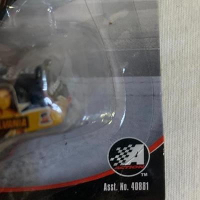 3 NASCAR items - 2 cars and 1 Starting Lineup Figure 4.5â€ tall approx