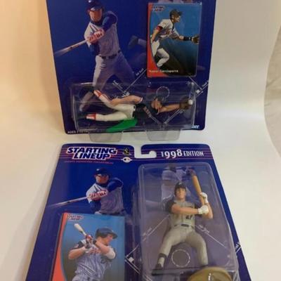 2 Starting Lineups - Nomar Garciaparra 1998 Edition & Darin ERSTAD / Anaheim Angels 1998 4.5â€ tall each approx