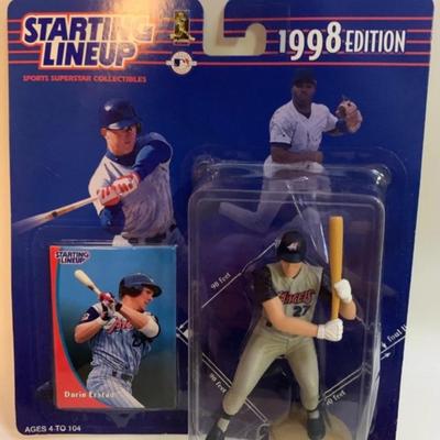 2 Starting Lineups - Nomar Garciaparra 1998 Edition & Darin ERSTAD / Anaheim Angels 1998 4.5â€ tall each approx