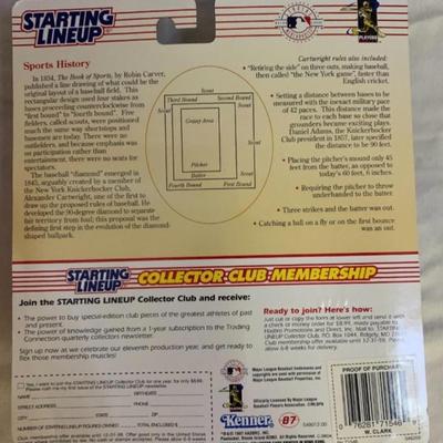 Two 1998 Starting Line Up Sports Superstar Collectibles - Will Clark & NOMAR GARCIAPPARA RC - 1st Year Figure - Boston Red Sox 4.5â€...