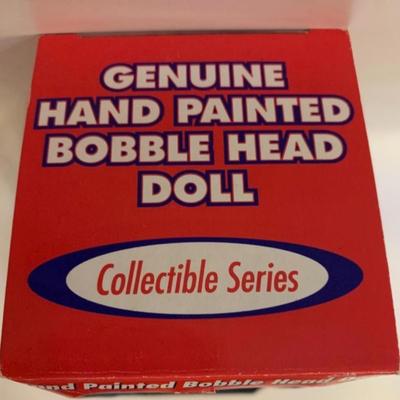Mike Piazza Geniune Hand Painted BobbleHead Bobble Dobble With Box 8â€ tall approx