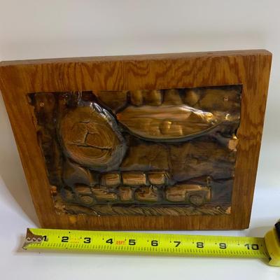 Vintage Copper Hanging Art - 10â€ x 8â€ approx