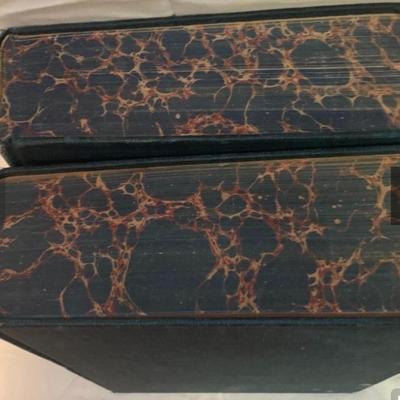 Vintage 1938 Funk and Wagnalls Dictionary 2 volumes - 12â€ x 9â€ x 3â€ approx