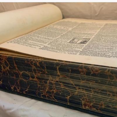 Vintage 1938 Funk and Wagnalls Dictionary 2 volumes - 12â€ x 9â€ x 3â€ approx