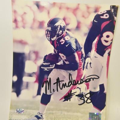 Mike Anderson Autograph