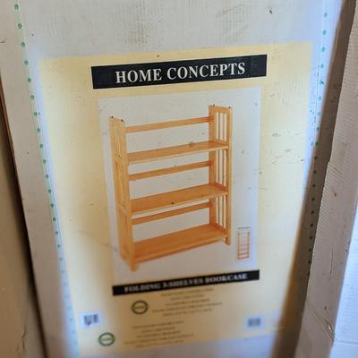 NIB Fold Up Home Concept Bookcase
