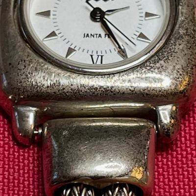 Peyote Bird Designs .925 Sterling Double strand watch 53 grams of  silver