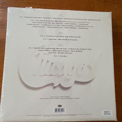 RSD Chicago 3 lps sealed 1971 at Carnegie Hall 1/6000