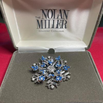 Nolan Miller Retired "Winter Snowflake Pin"