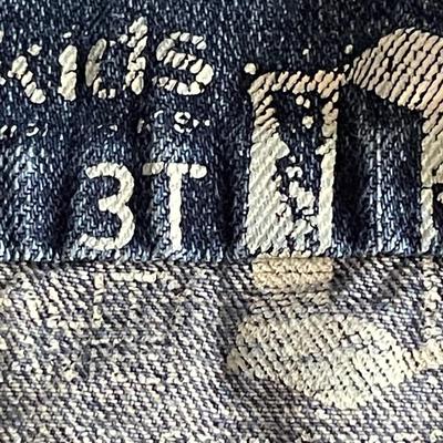 Timberland boots, Gymboree overalls, jeans jacket