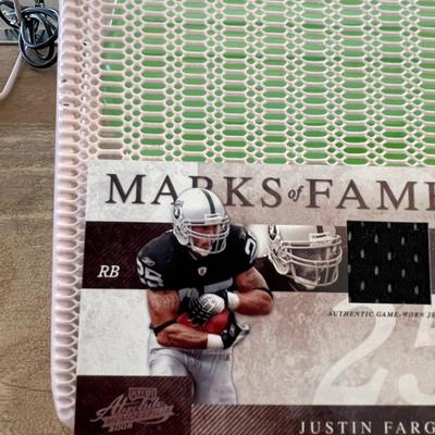 Swatch card - Justin Fargus 166/200 MOF 10
