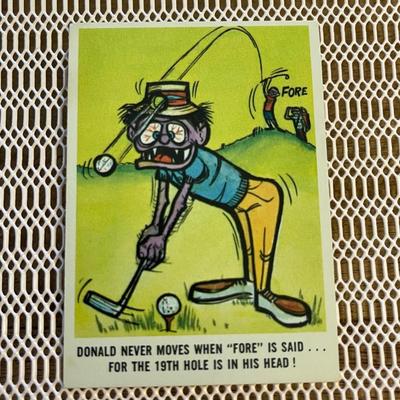 Fleer #38 Weird -Ohs Donald the Duffer