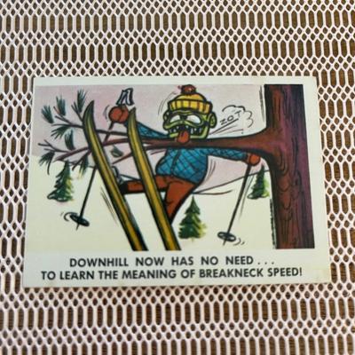 Fleer #63 Weird-ohs Speed Downhill