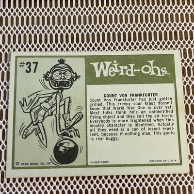 Fleer #37 Weird-Ohs  Count von Frankfurter