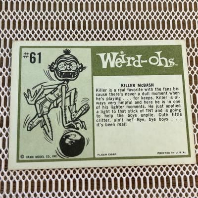 Fleer #61 Weird-ohs Killer McBash