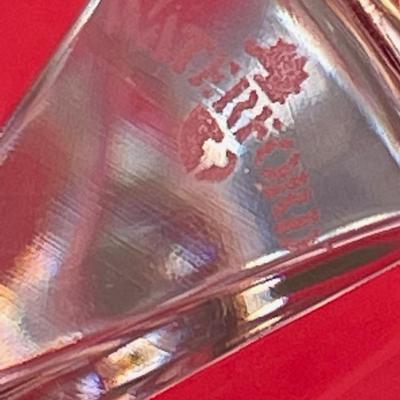 Waterford set of 4 candleholders