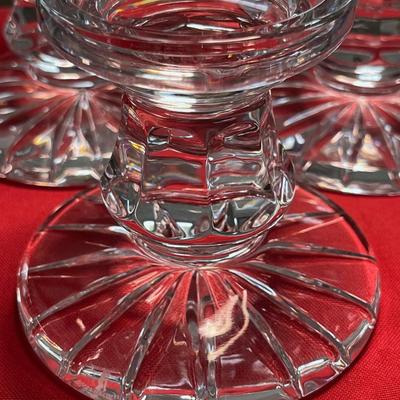 Waterford set of 4 candleholders
