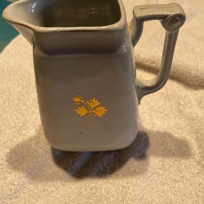 Vintage Mellor Taylor Tea Leaf Ironstone Pitcher
