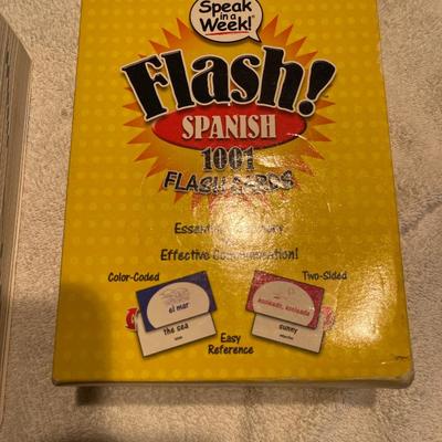 New Spanish English Dictionary and Flash Cards