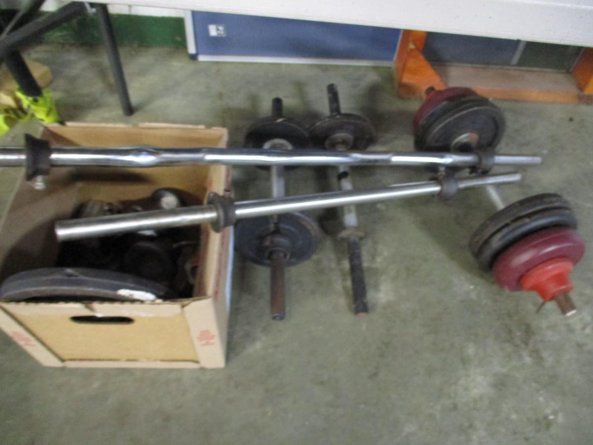 Collection Of Weights & Bars