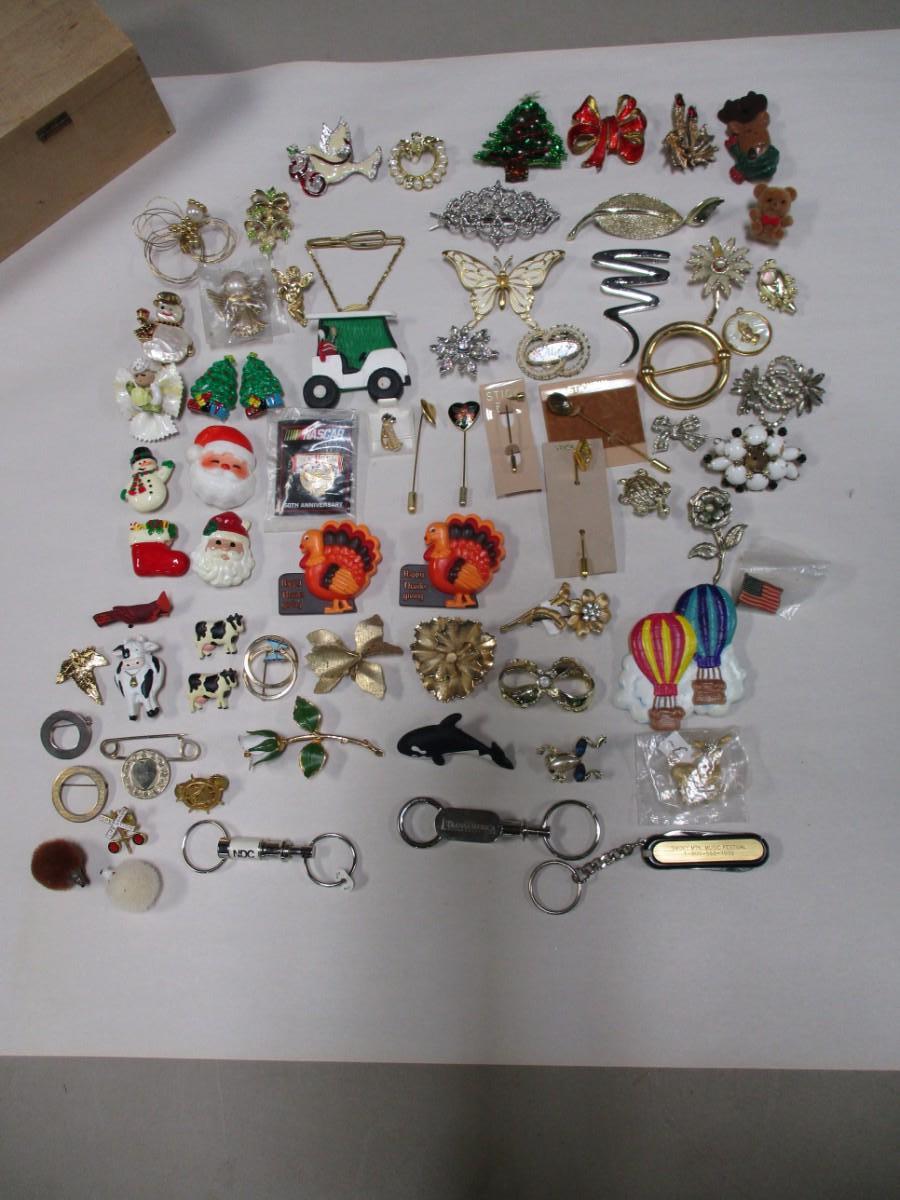 Collection Of Pins & Brooches