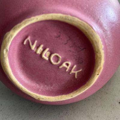 Niloak stoneware pottery creamer