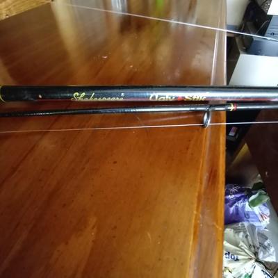 LOT 80 THREE FISHING RODS AND REELS