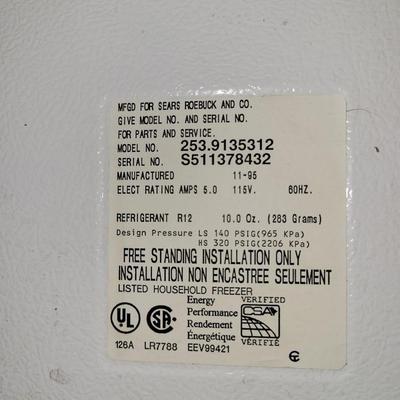 Kenmore Chest Freezer