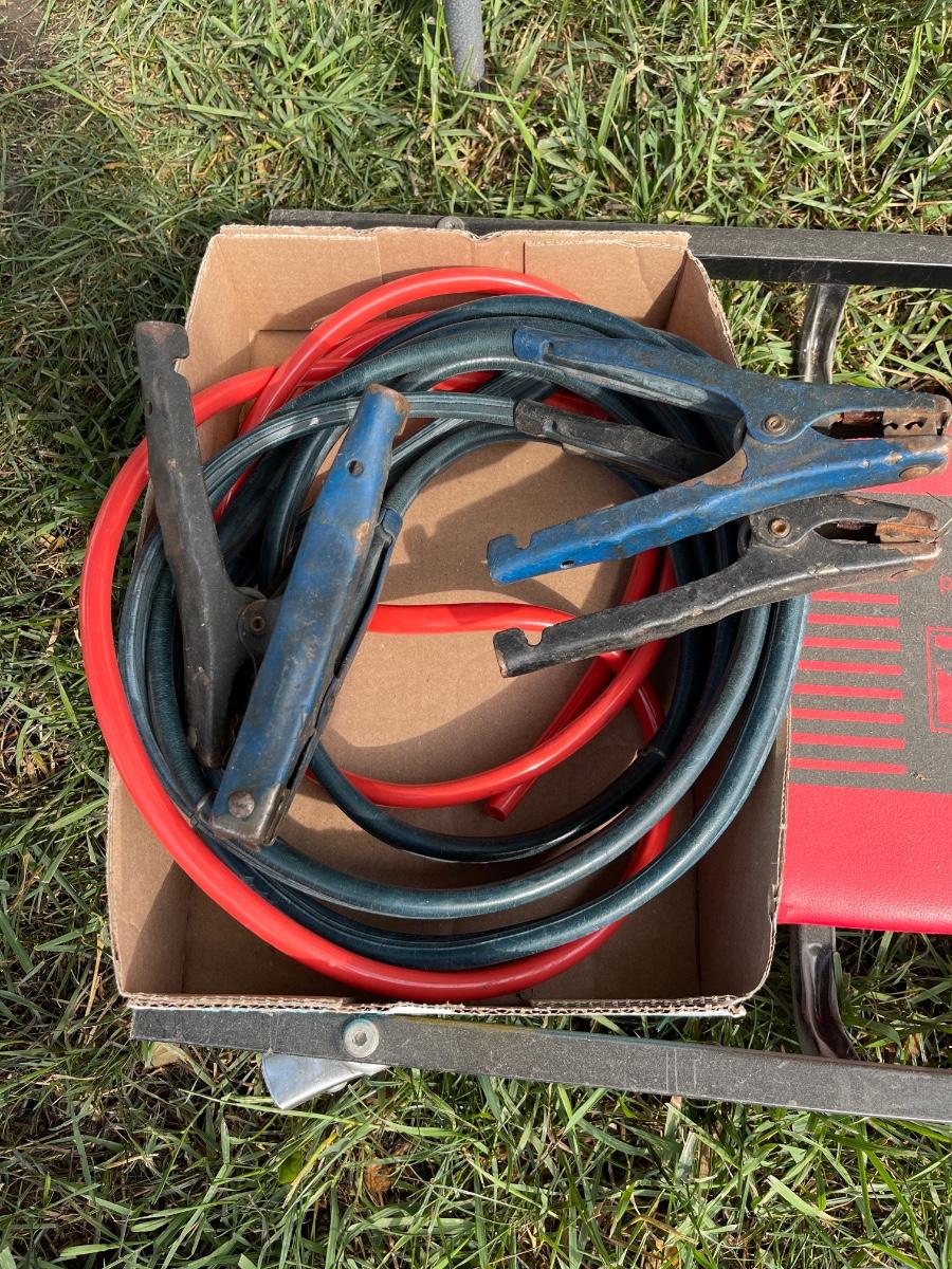 LS2Harbor Freight Creeper and Jumper Cables