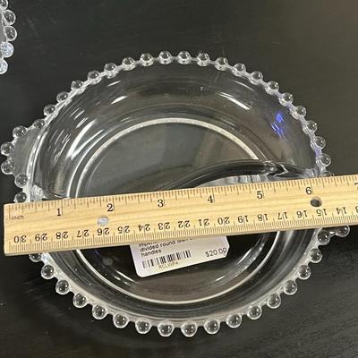 Vintage Imperial Glass Candlewick Relish Dish