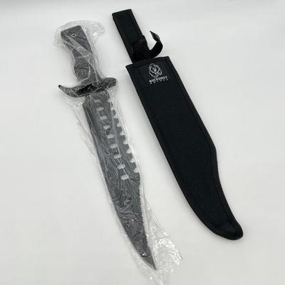 BUCKSHOT KNIVES ~ Bowie Knife & Sheath
