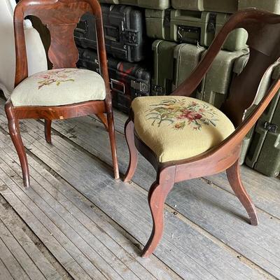 Saber leg dining chairs