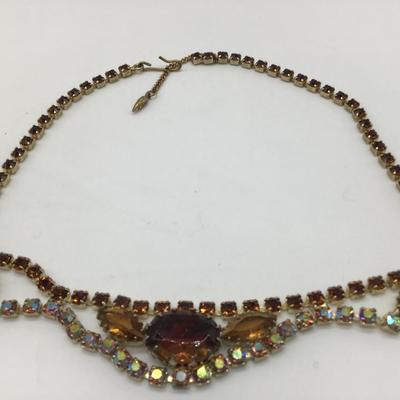 Vintage Rhinestone Necklace