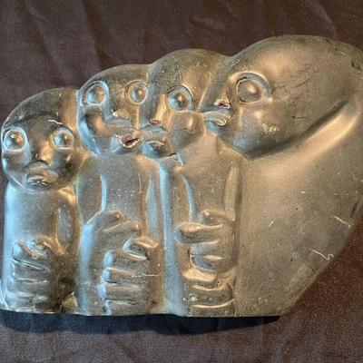 Antique African stone carving 