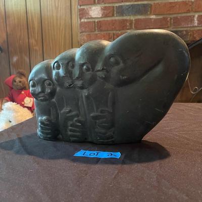 Antique African stone carving 