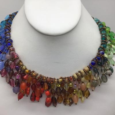 Cute Glass Fashion Necklace