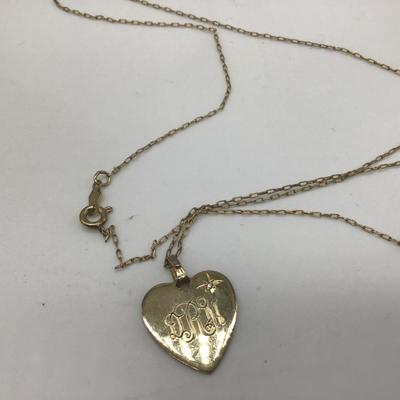 Vintage Gold Filled Pendant and Chain