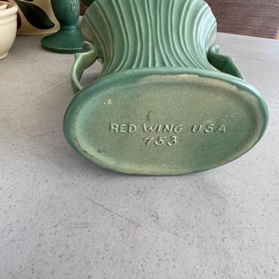 Red Wing Art Pottery Vase