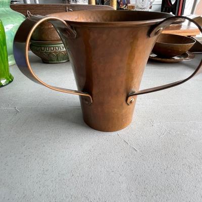 Antique hammered copper wedding cup