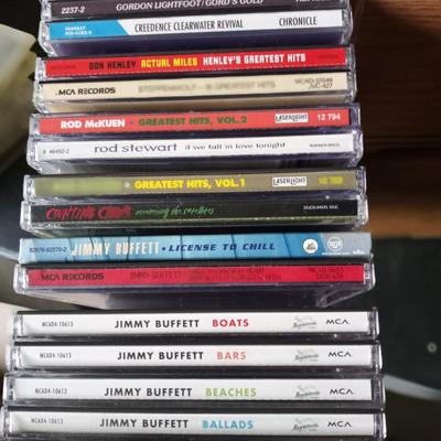 LOT 94 COLLECTION OF MUSIC ON CD IN CD HOLDERS