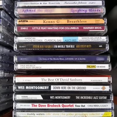 LOT 94 COLLECTION OF MUSIC ON CD IN CD HOLDERS