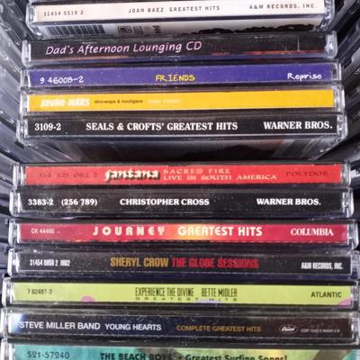 LOT 94 COLLECTION OF MUSIC ON CD IN CD HOLDERS