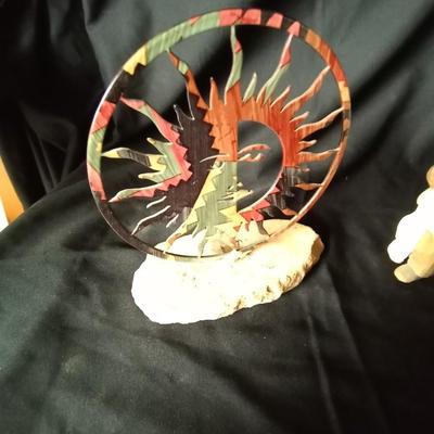 LOT 91 WILLOW TREE "GRANDFATHER" AND SMALL DECOR