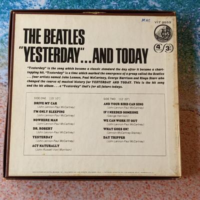 The Beatles- Yesterday And Today Reel To Reel Tape Y1T 2553 Capitol