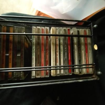 LOT 89 MUSIC ON CD AND CAGE HOLDER