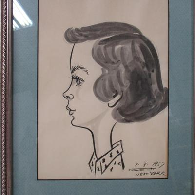 Signed & Dated Artwork Drawing