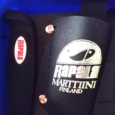 LOT 101 RAPALLA MARTTIINI FINLAND FISHING KNIVE AND TACKLE