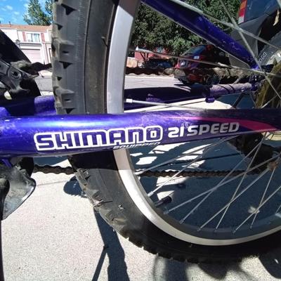LOT 41 SHIMAN0 "NEXT" ALUMINUM 21 SPEED BIKE-HELMET AND TIRE PUMP