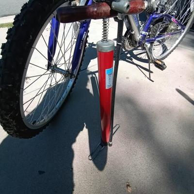 LOT 41 SHIMAN0 "NEXT" ALUMINUM 21 SPEED BIKE-HELMET AND TIRE PUMP