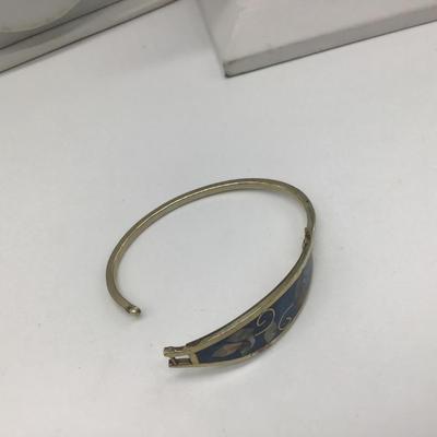 Hinged Mexico Abalone Shell Bracelet